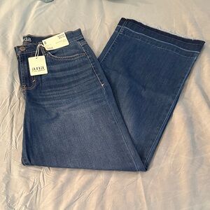 a.n.a Women's Dark Blue Wide Leg Jeans